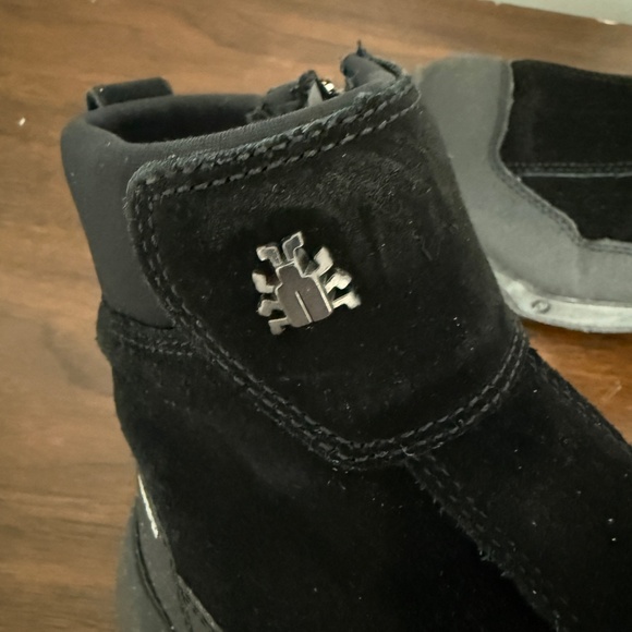 ICEBUG METRO2 BUGRIP WINTER WALKING BOOTS BLACK SUEDE TRACTION WARM ZIPPER W 6.5 - Picture 5 of 14